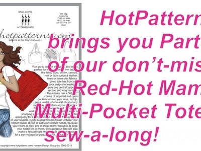 Free sewing lesson: part 1 of the HotPatterns Red-Hot Mama sew-a-long in this free sewing lesson