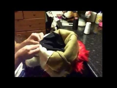 Fursuit Head Tutorial - Time Lapse - Part 7 - Sewing the Neck