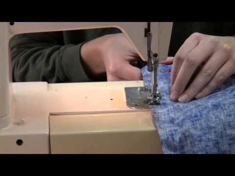 How to Make a Pillowcase: Step 3 of 7 - 1st Sewing