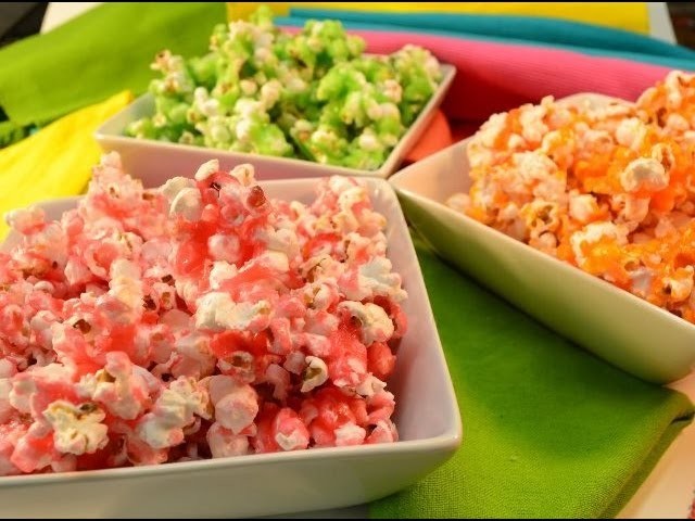 How to Make Fruit-Flavored Rainbow Popcorn | RadaCutlery.com
