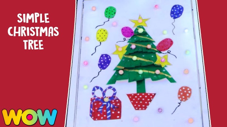 How To Make Simple Christmas Tree | Christmas Craft Ideas | Wow Juniors