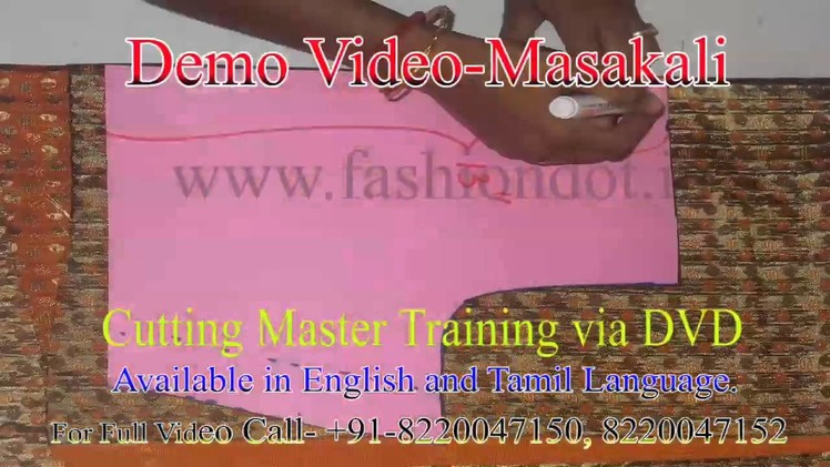 Masakali pattern making and sewing Method