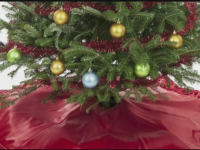 Mass Appeal DIY Christmas tree skirt