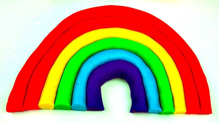 Play-Doh Easy Rainbow - Learn how-to Make Playdough Rainbow Colors Easy DIY Fun Ideas FluffyJet