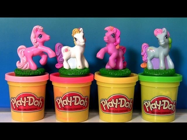 Play Doh My Little Pony Stampers Pinkie Pie Rainbow Dash Sunny Daze Twinkle Twirl MLP Dough