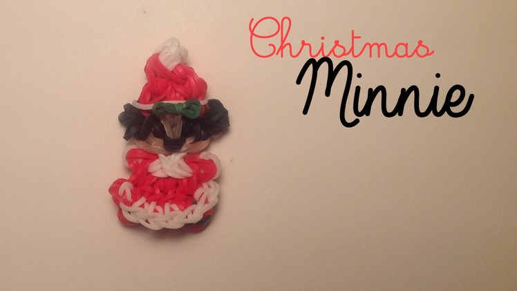 Rainbow Loom Minnie Mouse Charm | Mrs Claus | Tidbits Holiday