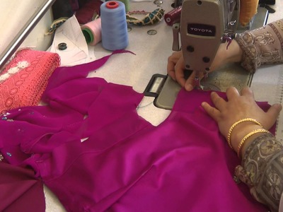 Sewing a sari blouse part 2
