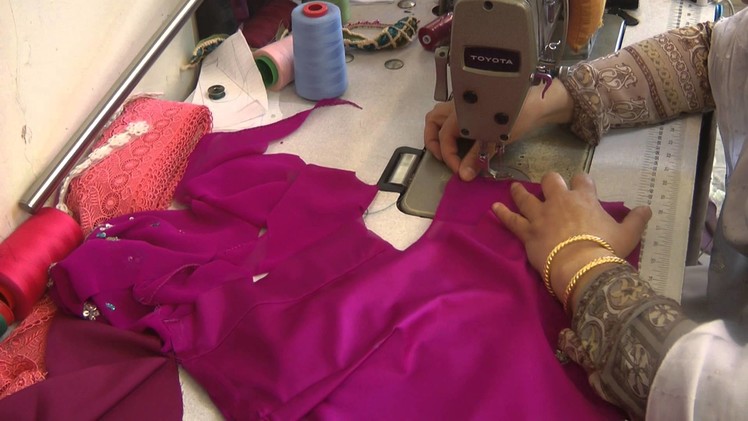Sewing a sari blouse part 2