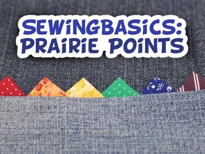 Sewing Basics: Prairie Points - Whitney Sews