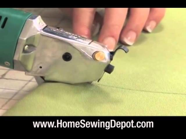 Using a Electric Rotary Cutter - Home Sewing Depot