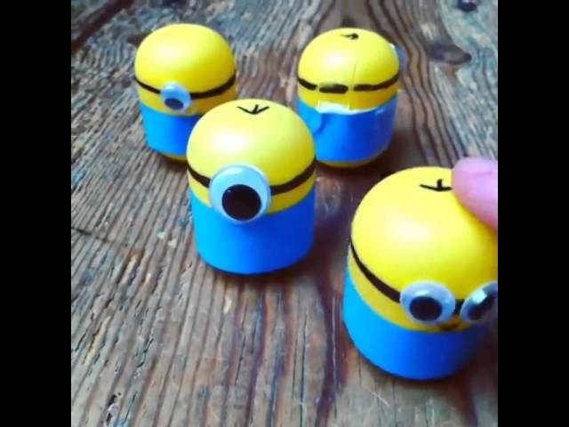 Watch our DIY Minion Weebles wobble