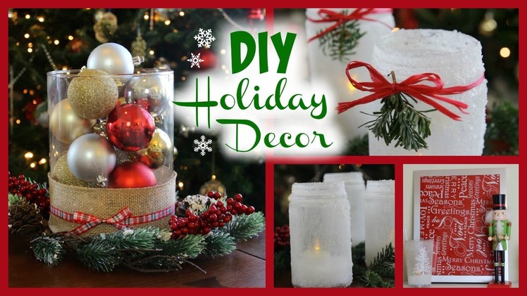 3 Easy DIY Holiday Decor Ideas | #HappyHoliDIYs