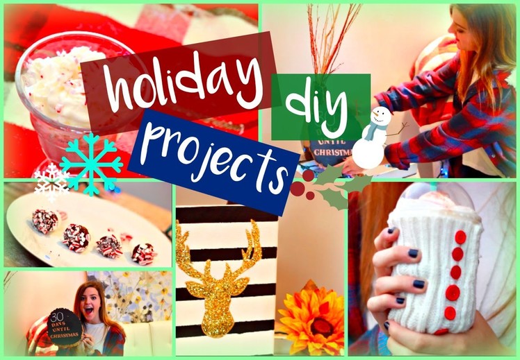 5 Holiday Inspired DIY Projects You NEED To Try! Gift Ideas, Decor, + More!