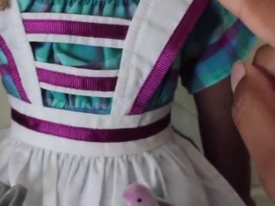 American Girl Clothing Review: Addy's Sewing Dress