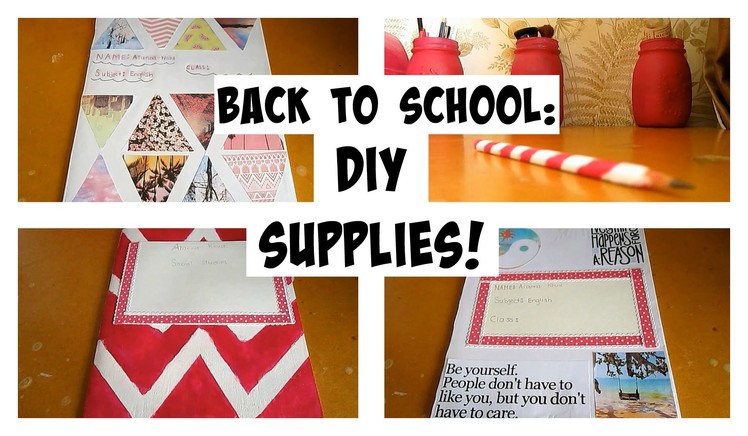 Back To School DIY Supplies | Aianna Khuu