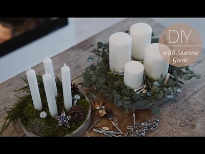 DIY: Advent wreath by Søstrene Grene