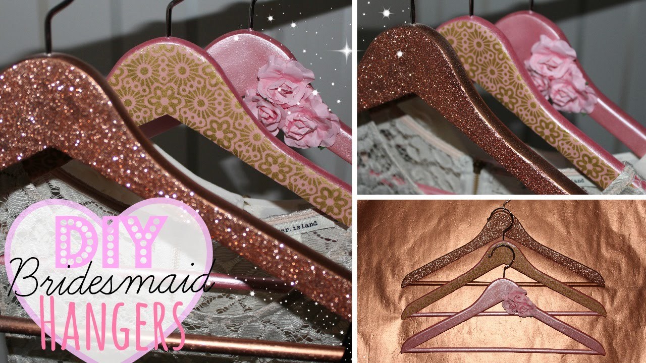 DIY Bridesmaid Hangers - Easy & Affordable!, Wedding Series