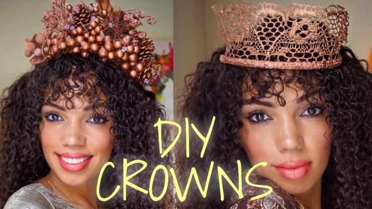 DIY CROWNS : HOW TO MAKE YOUR OWN CROWN OR HEADPIECE FOR FESTIVE OCCASIONS