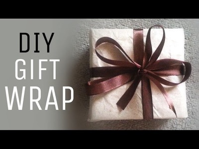DIY | Emergency Gift Wrapping with a PAPER BAG in 5 mins