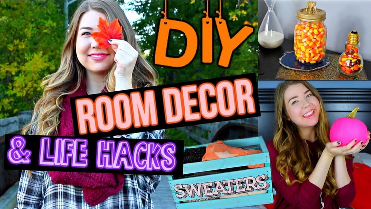 DIY Fall Room Decor & Organization, Life Hacks, and Outfit Inspiration
