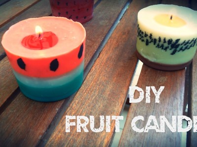 DIY - Fruit candles