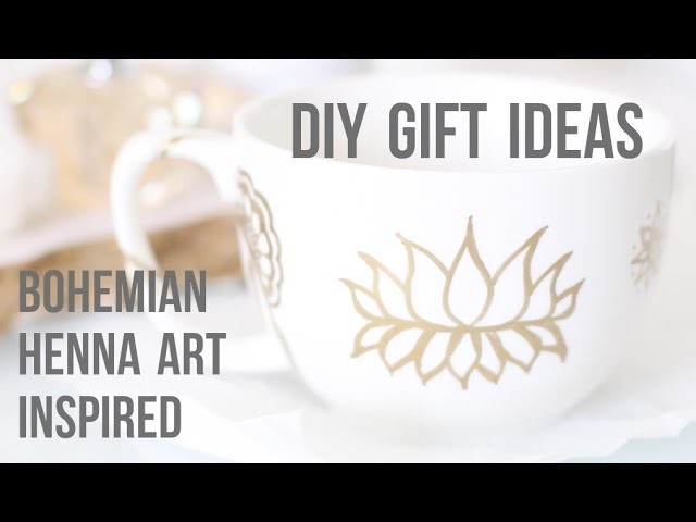 DIY Gift Ideas: Bohemian Henna Art Inspired