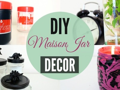 DIY Jars Decorating ideas | Black Jo White