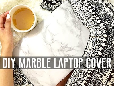 DIY Marble Laptop Cover | HEARTLICIA