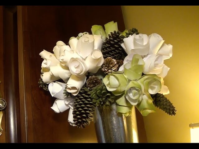 DIY Paper Flower Arrangement