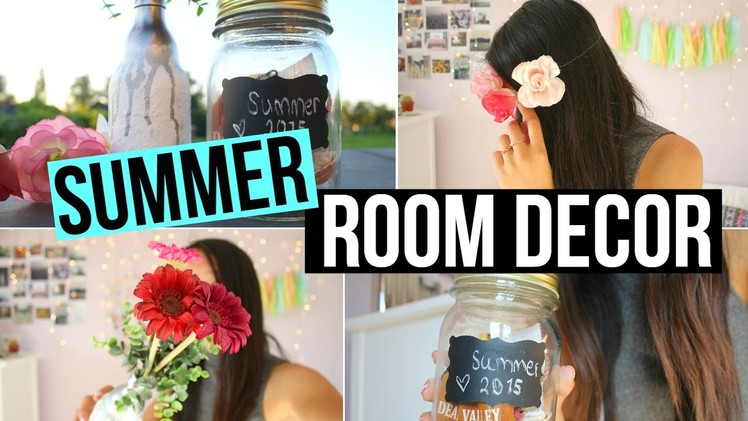 DIY Summer Room Decor + Flower Crown