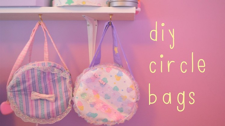 Fairy Kei Circle Purses - Sewing Time!