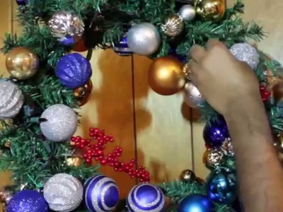 How to make a  Christmas Wreath