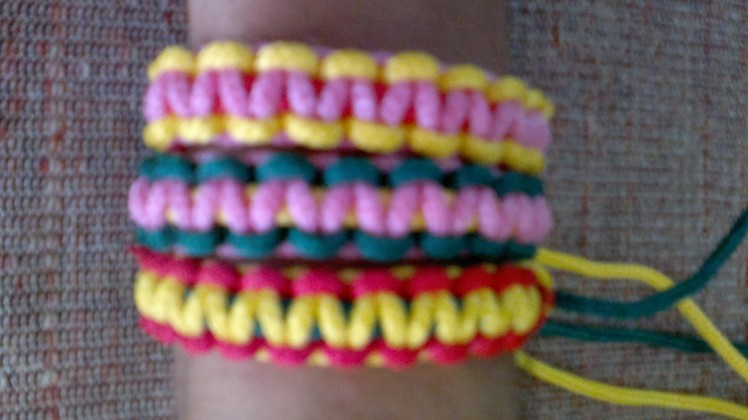 How to make a starburst bracelet rainbow loom with your fingers step by step