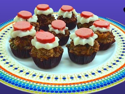 How to make MINI PUPCAKES MEATLOAF CUPCAKES VEGGIE SMUGGLE MUFFINS DIY Dog Food by Cooking For Dogs