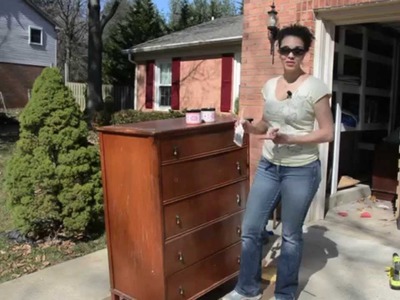 How to Paint a Dresser Using Shabby Paints - DIY Furniture Makeovers - Thrift Diving