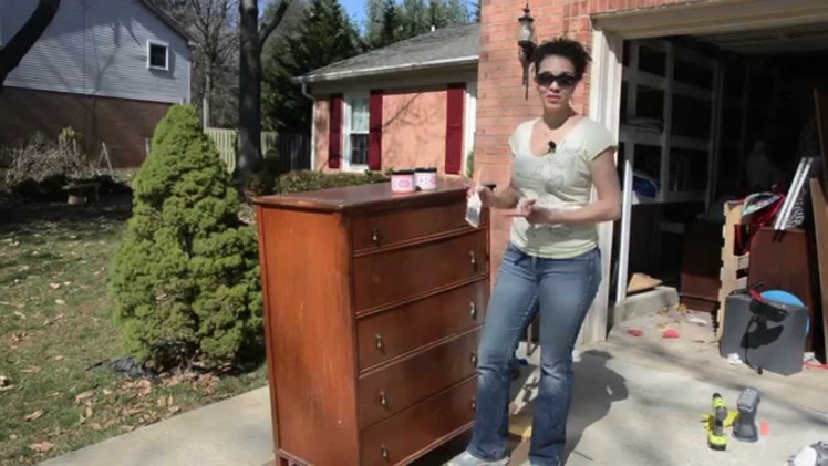 How to Paint a Dresser Using Shabby Paints - DIY Furniture Makeovers - Thrift Diving