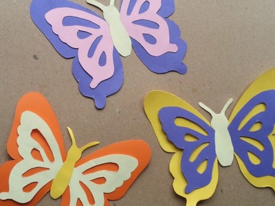 Make Decorative Cardstock Butterflies - DIY  - Guidecentral