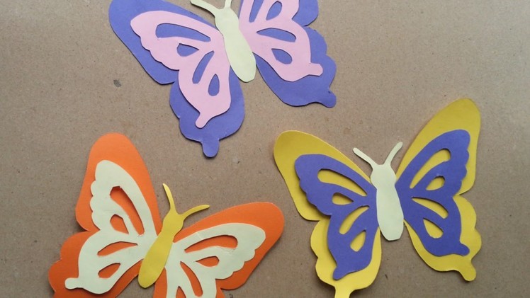Make Decorative Cardstock Butterflies - DIY  - Guidecentral