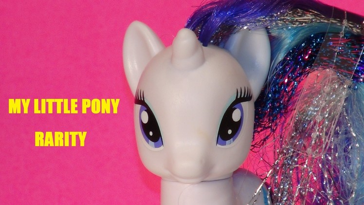 My Little Pony new Pony unboxing RARITY , Rainbow Power with the Cotton Candy Cafe