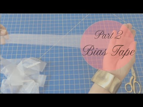 Part 2of3 Sewing Bias Tape : How to make a Lace Capelet, Cover-up, or Shawl