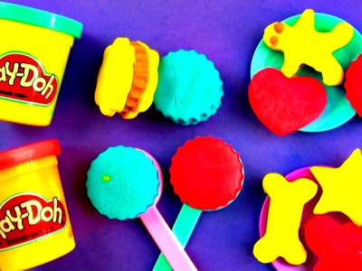 Play-Doh Candy Jar Sweet Shoppe DIY Play Set Lollipops Cookies Chocolate Candy Desserts FluffyJet