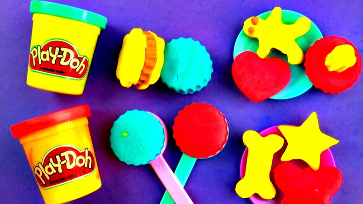 Play-Doh Candy Jar Sweet Shoppe DIY Play Set Lollipops Cookies Chocolate Candy Desserts FluffyJet