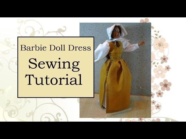 Sewing Tutorial for Barbie Doll Pinafore