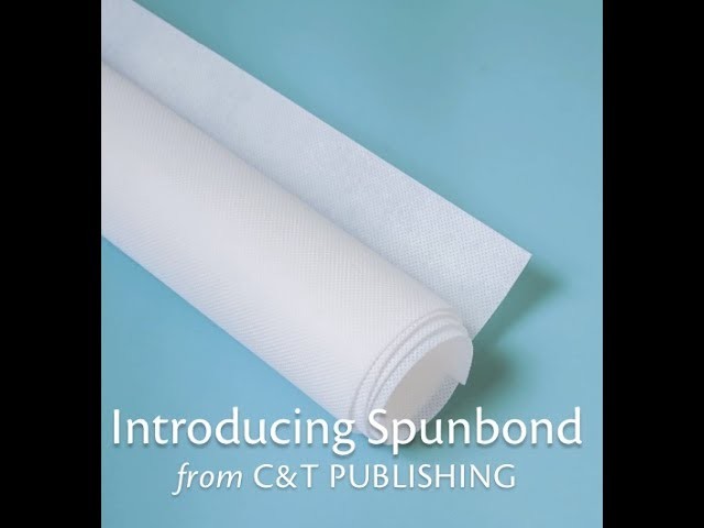 Spunbond™ - Tough, flexible, affordable fabric for sewing and crafting!