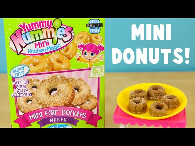 Yummy Nummies Mini Fair Donuts Maker DIY Make Your Own Tiny Donuts!
