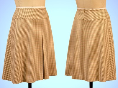 A-Line Skirt Sewing with Yoke and Box Pleat - Introduction (FREE SAMPLE)