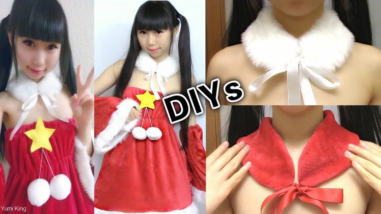 Christmas DIYs: Easy DIY Christmas Dress for Beginners  + Detachable Winter.fur Collar