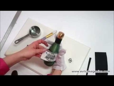DIY Edible Champagne Bottle