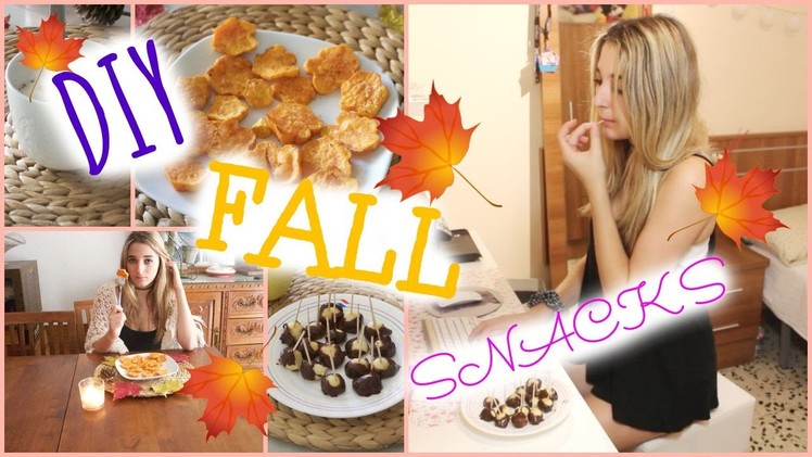 DIY Fall Snacks! Easy, Cute & Quick