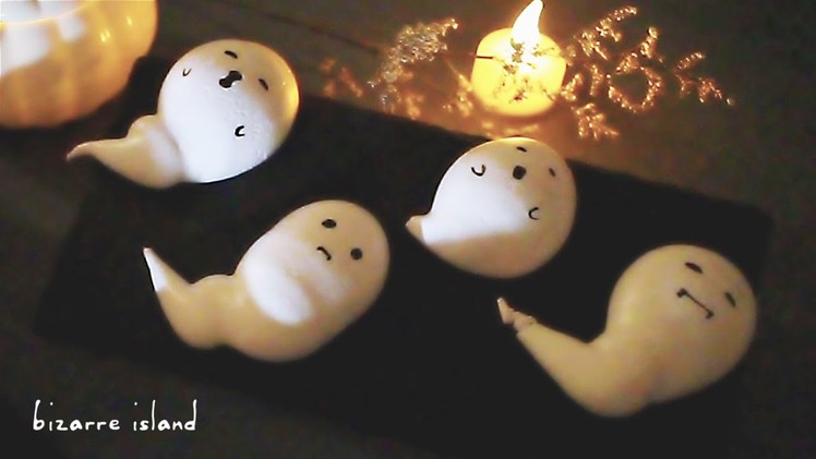 DIY Halloween Cute Meringue Ghosts | d for delicious